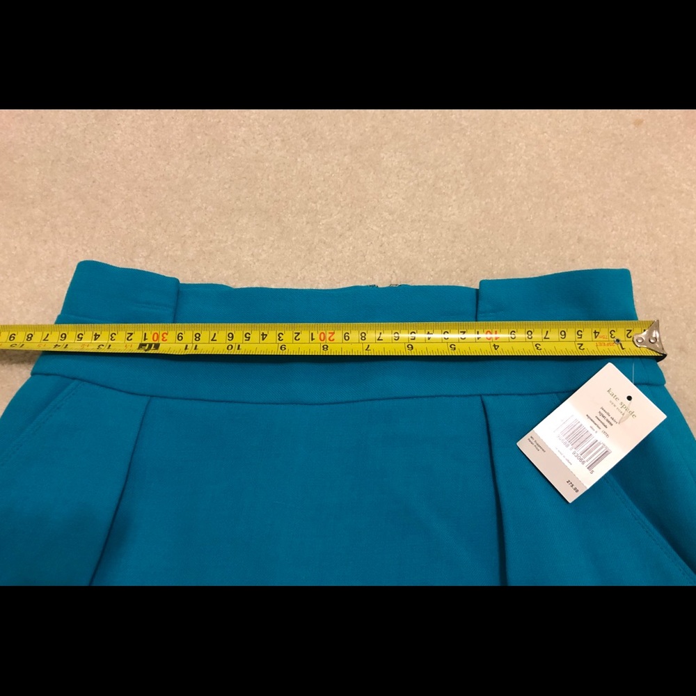 Kate Spade Janelle Pleated Skirt in Aquamarine - Picture 8 of 8